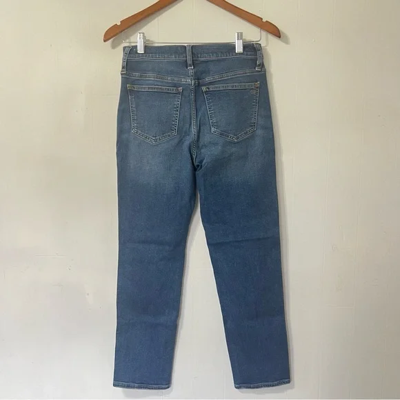 Madewell Stovepipe High Rise Straight Leg Denim Jeans Casual Normcore Preppy 26 - Picture 6 of 11